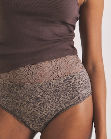 Pretty Secrets (5 Pack) Lace Top Full Fit Knickers