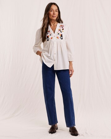 Julipa Embroidered Cotton Blouse