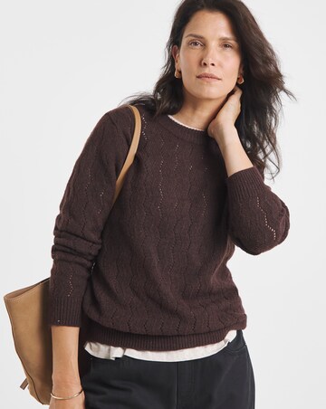 Rose Pointelle Jumper