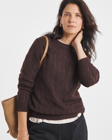 Rose Pointelle Jumper
