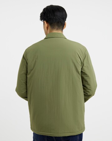 Khaki Shower Resistant Lightweight Padded Jacket