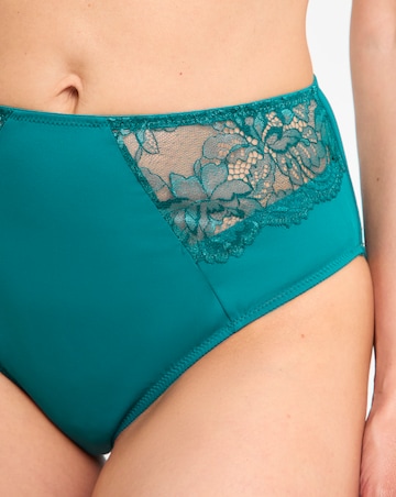 Pretty Secrets (2 Pack) New Ella Full Knickers Teal/Ivory