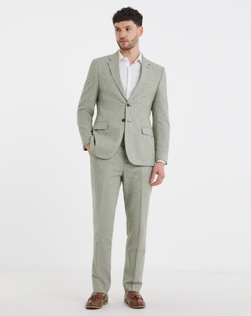 Linen Blend Suit Jacket