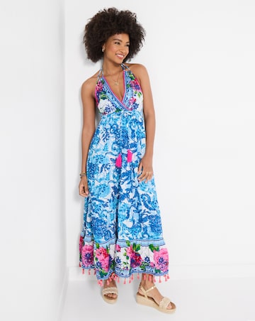 Joe Browns Arabella Sequin and Embroidered Maxi Dress Petite