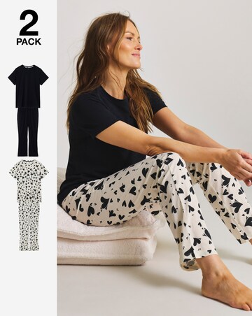 Pretty Secrets (2 Pack) Value Heart Pyjama Sets