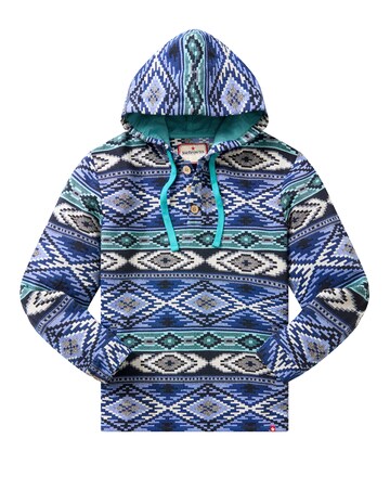 Joe Browns Hit The Waves Jacquard Hood - Blue Multi