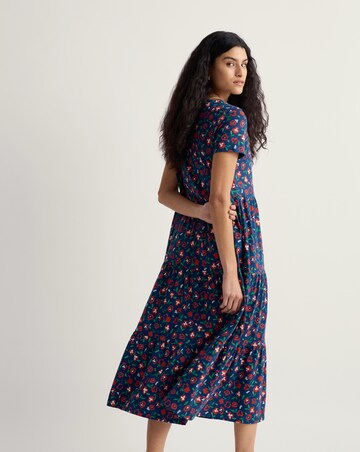 Seasalt Cornwall Short Sleeve Line Strokes Dress