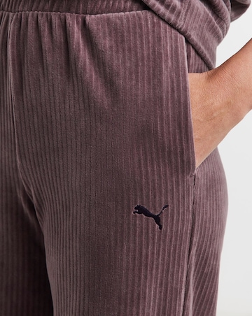PUMA Essential Valour Rib Straight Pants