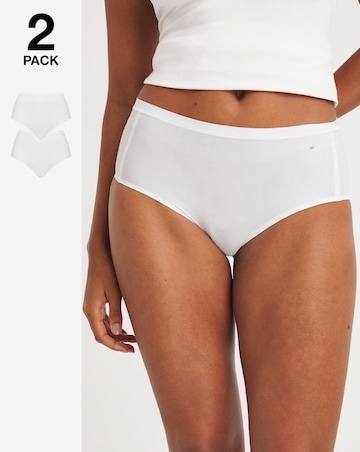 Triumph 2Pack Smart Micro Maxi Briefs White