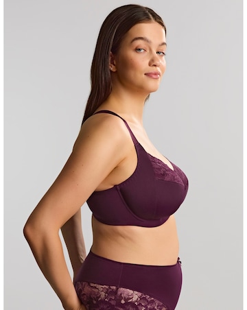 Sculptresse Amara Full Cup Plum Wired Bra