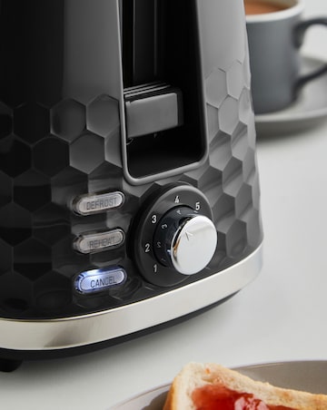 Morphy Richards 220031 Hive 2 Slice Black Toaster