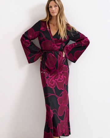 Phase Eight Rhea Printed Satin Maxi Dress