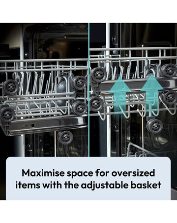 Candy Brava CDIH 2L952-80 Integrated Slimline Dishwasher 9 Place Settings Black