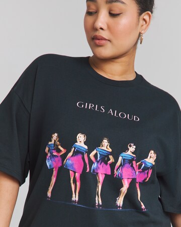Simply Be Black Girls Aloud License T-Shirt