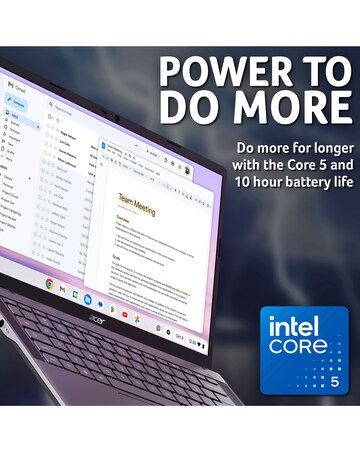 Acer Chromebook Plus 514 - 14in UHD Intel Core i5 8GB 512GB