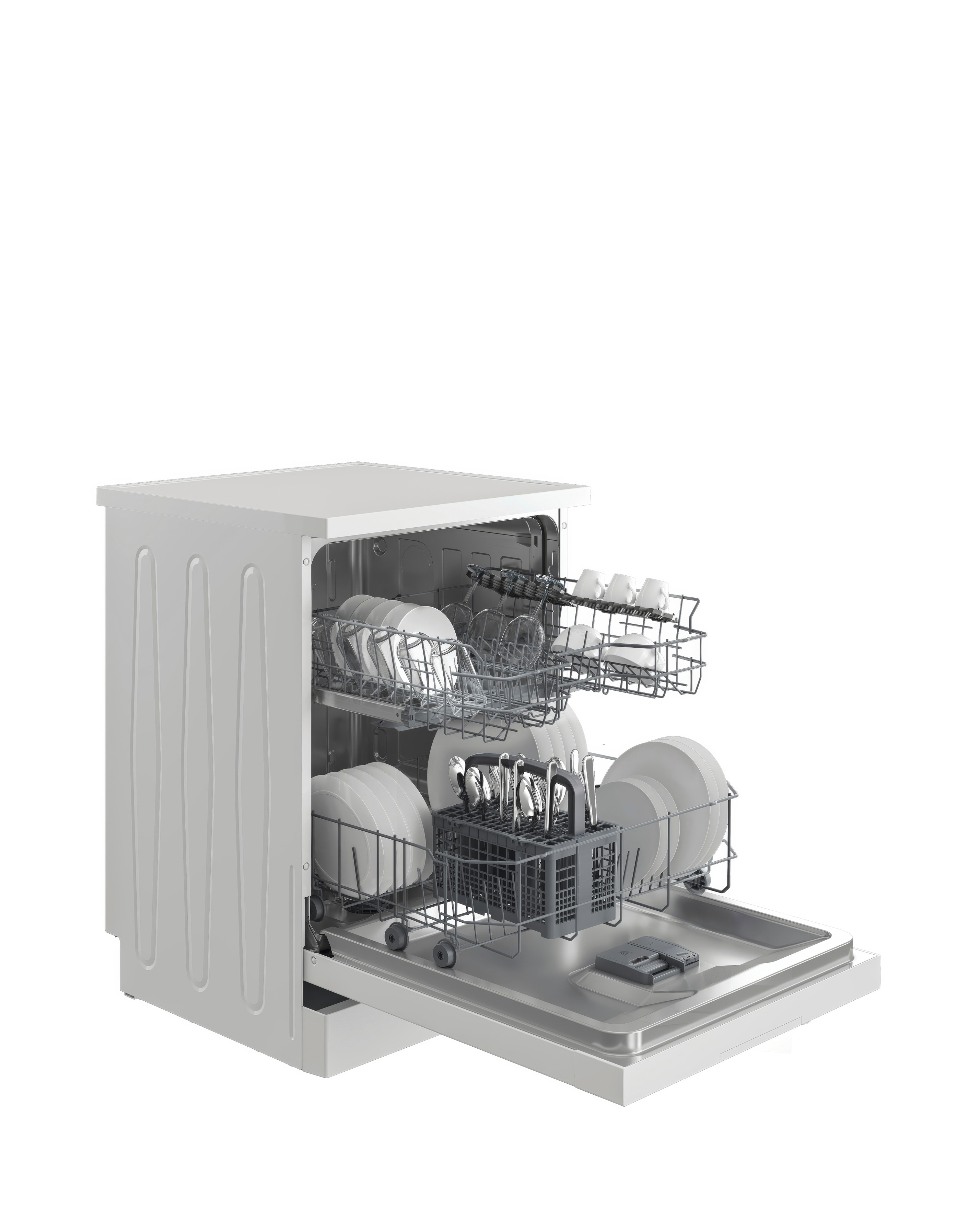 Indesit Push&Go IN2FE13DT9WUK Freestanding Dishwasher 13 Place