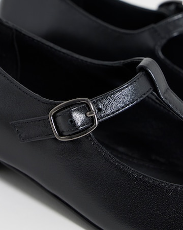 Park Elongated Square Toe Mary Janes - Wide Fit (E)