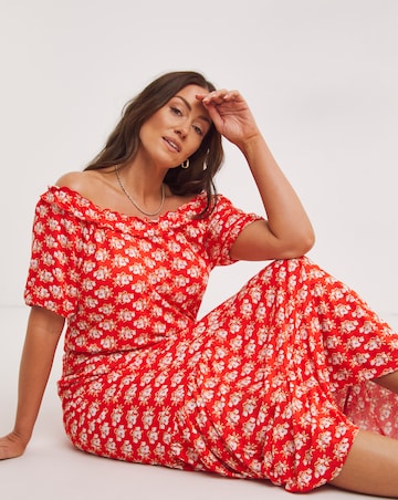 Joe Browns Easy Summer Red Maxi Dress