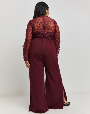 Chi Chi Sweetheart Petal Detailed Jumpsuit