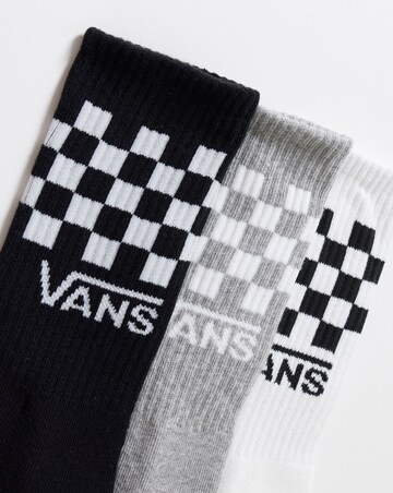 VANS Classic Check Crew 3Pk Socks