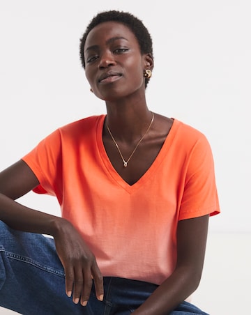 The V Neck Cotton T-Shirt