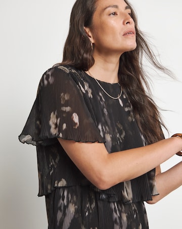Joanna Hope Tiered Pleated Dress