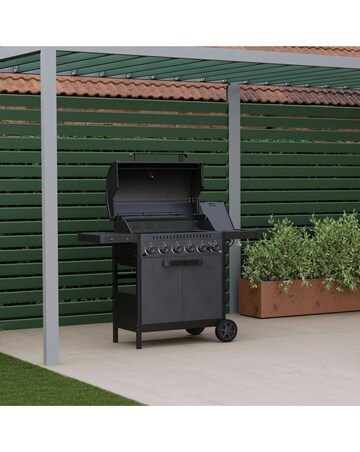 Charles Bentley Ottimo Origin 420 6 Burner Gas Barbecue with Side Burner