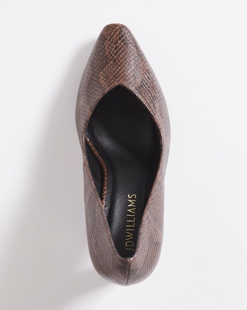 Heeled Court Shoe EEE Fit
