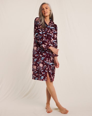 Julipa Button Through Midi Dressing Gown