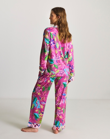 Figleaves Floral Revere Pyjama Set In A Bag