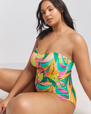 Ruched Bandeau Swimsuit