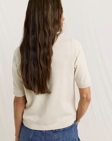 Julipa Short Sleeve Cotton Cardigan