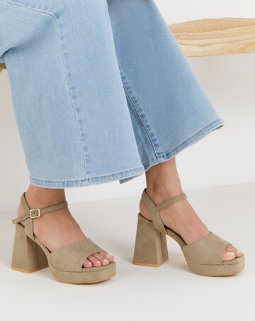 Chacha Platform Heel Sandals - Extra Wide Fit (EEE)