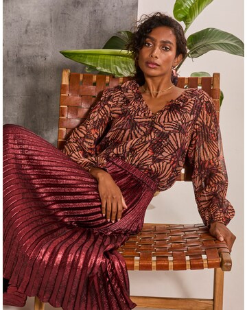 FatFace Grace Printed Blouse