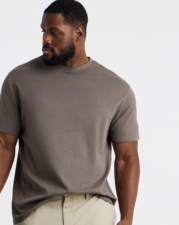 Jack & Jones Premium Italian Palazzo Back Graphic T-Shirt - Brown