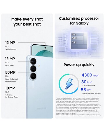 Samsung Galaxy S26 256GB - Sky Blue