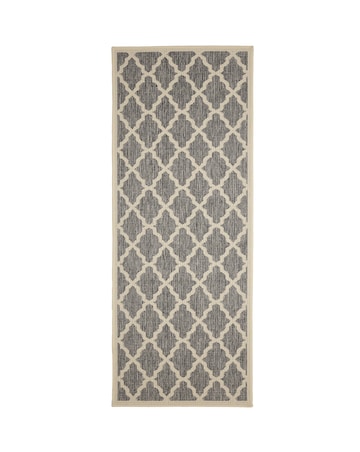 Trellis Gel Flatweave Runner