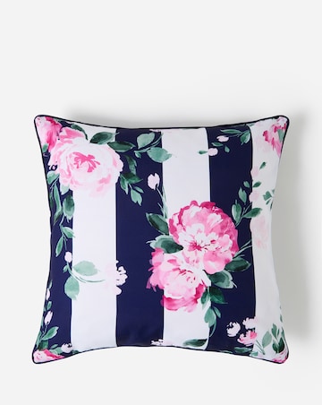 Joanna Hope Ascott Outdoor Cushion with Spotted Reverse