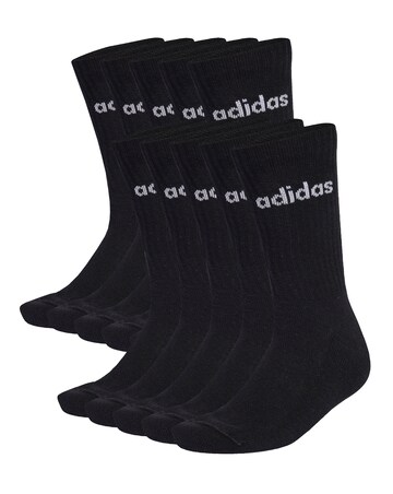adidas Linear Crew 10 Pack Socks