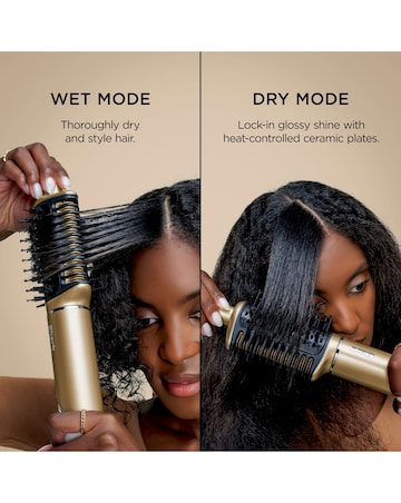 Shark Glam Straight & Waves Multi-Styler 4-In-1 - Gold - HD6041SUK