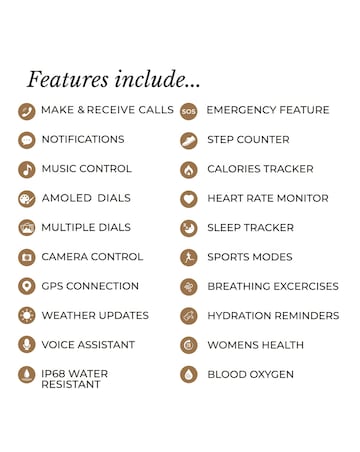 Radley Series 57 AMOLED Leather Silicone Strap Smart Watch - Eucalyptus