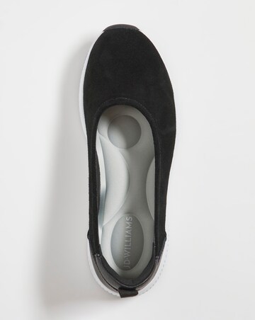 Leather Sporty Ballerina - Wide Fit (E)