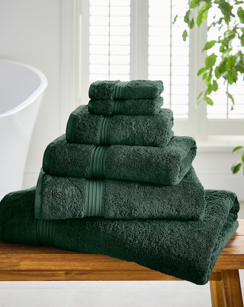Egyptian Cotton 600GSM Towel - Forest Green