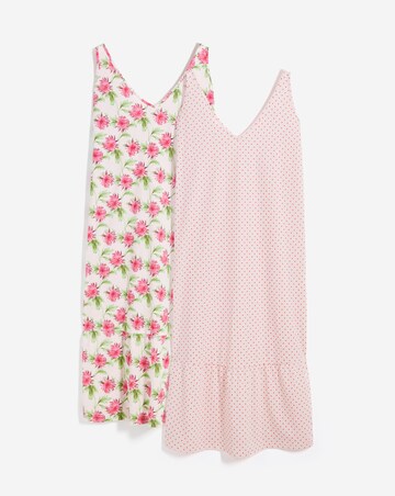 Pretty Secrets Value 2 Pack Nighties Length 48 Inches
