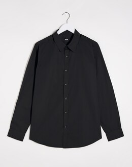 Black Long Sleeve Formal Shirt Long