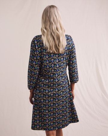 Julipa Pure Cotton Printed Jersey Shift Dress