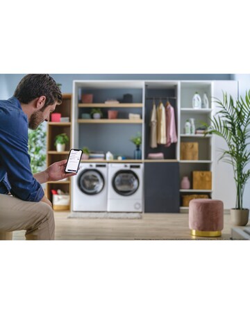 Hoover H-Dry 350 HRE H10N2TBE-80 10kg Heat Pump Dryer - White + Installation