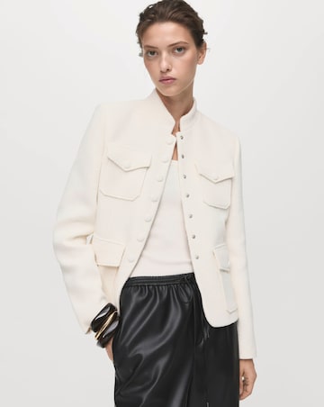 Mango Faux Leather Trousers