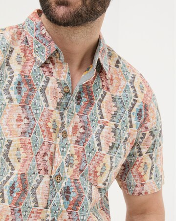 FatFace Hexagon Tile Print Shirt