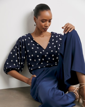 Joanna Hope Puff Sleeve Blouse